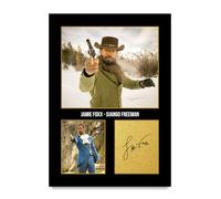 HWC Trading Jamie Foxx Django Django Freeman Los Regalos Imprimieron La Imagen Firmada Del Autógrafo Para Los Fans De La Memorabilia De La Película - A4 Solo Impresión (ID-005967)