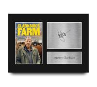 HWC Trading Jeremy Clarkson Farm Los Regalos Imprimieron La Imagen Firmada Del Autógrafo Para Los Fans De La Demostración De Serie De Televisión - A4