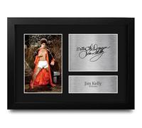 HWC Trading Jim Kelly Enter The Dragon Williams Los Regalos Imprimieron La Imagen Firmada Del Autógrafo Para Los Fans De La Memorabilia De La Película - A4 Enmarcado