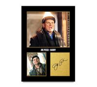 HWC Trading Joe Pesci Home Alone Harry Los Regalos Imprimieron La Imagen Firmada Del Autógrafo Para Los Fans De La Memorabilia De La Película - A4 Solo Impresión (ID-005881)