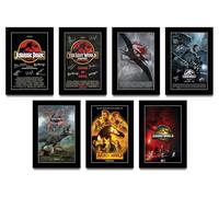 HWC Trading Jurassic Park/World Collection Los Regalos Imprimieron El Cartel Firmaron La Imagen Del Autógrafo Para Los Fans De La Memorabilia De La Película (ID-004258) - A4 Solo Impresión