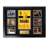 HWC Trading Kill Bill Vol 1 Los Regalos Imprimieron La Imagen Firmada Del Autógrafo Para Los Fans De La Memorabilia De La Película - A2 Enmarcado