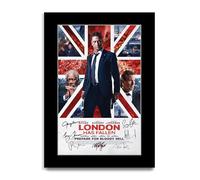 HWC Trading London Has Fallen Los Regalos Imprimieron El Cartel Firmaron La Imagen Del Autógrafo Para Los Fans De La Memorabilia De La Película (ID-003411) - A4 Solo Impresión