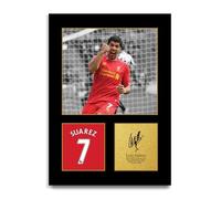 HWC Trading Luis Suarez Liverpool Regalos Impresos Imagen De Autógrafo Firmado Para Los Aficionados Al Fútbol Y Partidarios (ID-004624) - A4 Solo Impresión