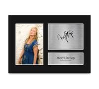 HWC Trading Meryl Streep Mamma Mia! Donna Sheridan Los Regalos Imprimieron La Imagen Firmada Del Autógrafo Para Los Fans De La Memorabilia De La Película - A4 (ID-011759)