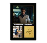 HWC Trading Millie Bobby Brown Stranger Things Eleven Los Regalos Imprimieron La Imagen Firmada Del Autógrafo Para Los Fans De La Demostración De Serie De Televisión - A4 Solo Impresión (ID-005213)