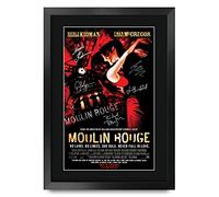 HWC Trading Moulin Rouge Los Regalos Imprimieron La Imagen Firmada Del Autógrafo Para Los Fans De La Memorabilia De La Película - A3 Enmarcado