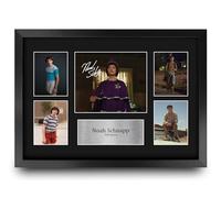 HWC Trading Noah Schnapp Strange Hawkins Thing Will Byers Los Regalos Imprimieron La Imagen Firmada Del Autógrafo Para Los Fans De La Demostración De Serie De Televisión - A3 Enmarcado