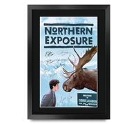 HWC Trading Northern Exposure (1990) Rob Morrow Los Regalos Imprimieron El Cartel Firmado Del Autógrafo Para Los Fans De Los Recuerdos De La Serie De Televisión - A3 Enmarcado