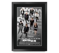 HWC Trading Now You See Me (2013) Jesse Eisenberg Los Regalos Imprimieron El Cartel Firmaron La Imagen Del Autógrafo Para Los Fans De La Memorabilia De La Película - A3 Enmarcado