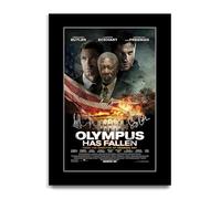 HWC Trading Olympus Has Fallen Los Regalos Imprimieron El Cartel Firmaron La Imagen Del Autógrafo Para Los Fans De La Memorabilia De La Película (ID-003534) - A4 Solo Impresión