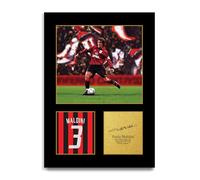 HWC Trading Paolo Maldini AC Milan Regalos Impresos Imagen De Autógrafo Firmado Para Los Aficionados Al Fútbol Y Partidarios (ID-004534) - A4 Solo Impresión