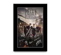 HWC Trading Peaky Blinders Los Regalos Imprimieron El Cartel Firmado Del Autógrafo Para Los Fans De Los Recuerdos De La Serie De Televisión (ID-003555) - A4 Solo Impresión