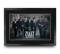 HWC Trading Peaky Blinders Scene 1 Los Regalos Imprimieron La Imagen Firmada Del Autógrafo Para Los Fans De Los Recuerdos De La Serie De Televisión - A3 Enmarcado