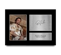 HWC Trading Pedro Pascal Gladiator 2 Los Regalos Imprimieron La Imagen Firmada Del Autógrafo Para Los Fans De La Memorabilia De La Película - A4