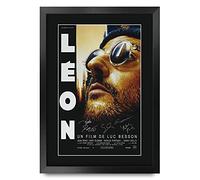HWC Trading Póster impreso de Leon Jean Reno de FR A3 para los fans de la película Memorabilia - A3 enmarcado