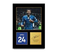 HWC Trading Reece James Chelsea Regalos Impresos Imagen De Autógrafo Firmado Para Los Aficionados Al Fútbol Y Partidarios (ID-004495) - A4 Solo Impresión