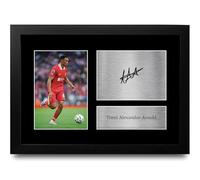 HWC Trading Regalos Vie Trent Alexander Arnold Liverpool Imagen Impresa Autógrafos Para Los Aficionados Y Seguidores - A4 Enmarcados
