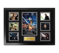 HWC Trading Return Of The Jedi Star Wars Los Regalos Imprimieron La Imagen Firmada Del Autógrafo Para Los Fans De La Memorabilia De La Película - A2 Enmarcado