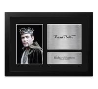 HWC Trading Richard Burton Becket Thomas Becket Los Regalos Imprimieron La Imagen Firmada Del Autógrafo Para Los Fans De La Memorabilia De La Película - A4 Enmarcado (ID-011914)