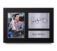HWC Trading Rory Mcilroy A4 Sin Marco Regalo De Visualización De Fotos De Impresión De Imagen Impresa Autógrafo Firmado Por Los Aficionados Al Golf