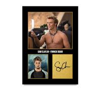 HWC Trading Sam Claflin The Hunger Games Finnick Odair Los Regalos Imprimieron La Imagen Firmada Del Autógrafo Para Los Fans De La Memorabilia De La Película - A4 Solo Impresión (ID-006016)