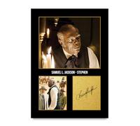 HWC Trading Samuel L. Jackson Django Stephen Los Regalos Imprimieron La Imagen Firmada Del Autógrafo Para Los Fans De La Memorabilia De La Película - A4 Solo Impresión (ID-006017)