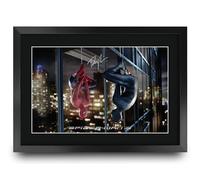 HWC Trading Spider-Man 3 Scene 1 Los Regalos Imprimieron La Imagen Firmada Del Autógrafo Para Los Fans De La Memorabilia De La Película - A3 Enmarcado