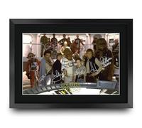 HWC Trading Star Wars 6 Return of the Jedi Scene 2 Los Regalos Imprimieron La Imagen Firmada Del Autógrafo Para Los Fans De La Memorabilia De La Película - A3 Enmarcado