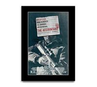 HWC Trading The Accountant Los Regalos Imprimieron El Cartel Firmaron La Imagen Del Autógrafo Para Los Fans De La Memorabilia De La Película (ID-003817) - A4 Solo Impresión