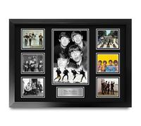 HWC Trading The Beatles Los Regalos Imprimieron La Imagen Firmada Del Autógrafo Para Los Fans De Los Recuerdos De La Música - A2 Enmarcado