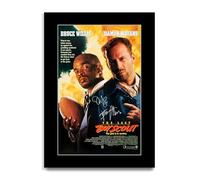 HWC Trading The Last Boy Scout Los Regalos Imprimieron El Cartel Firmaron La Imagen Del Autógrafo Para Los Fans De La Memorabilia De La Película (ID-003958) - A4 Solo Impresión
