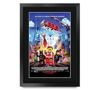 HWC Trading The Lego Movie (2014) Chris Pratt Los Regalos Imprimieron El Cartel Firmaron La Imagen Del Autógrafo Para Los Fans De La Memorabilia De La Película - A3 Enmarcado
