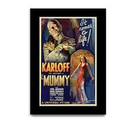 HWC Trading The Mummy 1932 Los Regalos Imprimieron El Cartel Firmaron La Imagen Del Autógrafo Para Los Fans De La Memorabilia De La Película (ID-003988) - A4 Solo Impresión