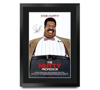 HWC Trading The Nutty Professor 1996 Póster de Película Autógrafos Impresos Enmarcado A3 R