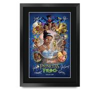 HWC Trading The Princess and the Frog (2009) Anika Noni Rose Los Regalos Imprimieron El Cartel Firmaron La Imagen Del Autógrafo Para Los Fans De La Memorabilia De La Película - A3 Enmarcado