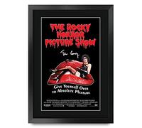 HWC Trading The Rocky Horror Picture Show A3 Enmarcado Regalo De Visualización De Fotos De Impresión De Imagen Impresa Autógrafo Firmado Por Tim Curry Los Aficionados Al Cine