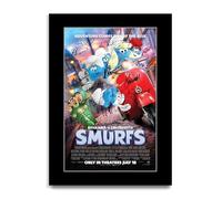 HWC Trading The Smurfs Los Regalos Imprimieron El Cartel Firmaron La Imagen Del Autógrafo Para Los Fans De La Memorabilia De La Película (ID-003721) - A4 Solo Impresión