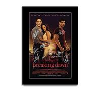HWC Trading The Twilight Saga Breaking Dawn - Part 1 Los Regalos Imprimieron El Cartel Firmaron La Imagen Del Autógrafo Para Los Fans De La Memorabilia De La Película (ID-004121) - A4 Solo Impresión