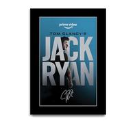HWC Trading Tom Clancy’s Jack Ryan Los Regalos Imprimieron El Cartel Firmado Del Autógrafo Para Los Fans De Los Recuerdos De La Serie De Televisión (ID-004091) - A4 Solo Impresión