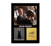 HWC Trading Tom Felton Harry Potter Draco Malfoy Los Regalos Imprimieron La Imagen Firmada Del Autógrafo Para Los Fans De La Memorabilia De La Película - A4 Solo Impresión (ID-005819)