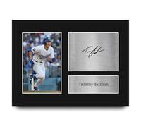 HWC Trading Tommy Edman Los Angeles Dodgers Los Regalos Imprimieron La Imagen Firmada Del Autógrafo Para Los Fans De Los Recuerdos Del Béisbol - A4