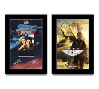 HWC Trading Top Gun Collection Los Regalos Imprimieron El Cartel Firmaron La Imagen Del Autógrafo Para Los Fans De La Memorabilia De La Película (ID-004331) - A4 Solo Impresión