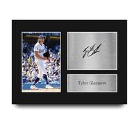 HWC Trading Tyler Glasnow Los Angeles Dodgers Los Regalos Imprimieron La Imagen Firmada Del Autógrafo Para Los Fans De Los Recuerdos Del Béisbol - A4