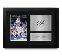 HWC Trading Tyler Glasnow Los Angeles Dodgers Los Regalos Imprimieron La Imagen Firmada Del Autógrafo Para Los Fans De Los Recuerdos Del Béisbol - A4 Enmarcado