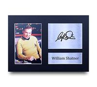 HWC Trading William Shatner A4 Sin Marco Regalo De Visualización De Fotos De Impresión De Imagen Impresa Autógrafo Firmado Por Star Trek Ventiladores De Programa De Tv
