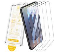 HWeggo para Samsung Galaxy S25 Ultra Protector de Pantalla con 3 Pack, Fácil Instalación con Tira de Alineación Marco, HD Claro 9H Dureza Película de Vidrio Templado