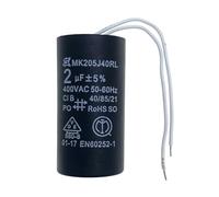 HWEIH Condensador de bomba de circulación de agua, pieza de caldera de gas, MK205J40RL MK255J40RL, 2,0 uF, 2,5 uF(MK205J40RL 2.0uF)