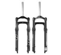 HWEVDHJ 20/26 Pulgadas Fat Bike Horquilla De Suspensión 4.0 Neumático Horquilla para Bicicleta Recorrido 100/110mm Horquillas Mecánica Freno De Disco Tubo Recto 1-1/8" QR 9 * 135mm(26inch)
