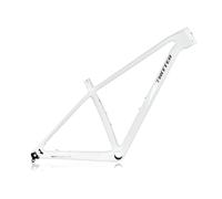 HWEVDHJ 27.5/29er Cuadro De Sendero for Bicicleta De Montaña Cuadro Bicicleta Fibra De Carbono 15/17/19" Hardtail Cuadro De Freno De Disco Eje Pasante 12x148mm Boost(Bianco,29 * 19")